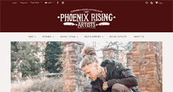 Desktop Screenshot of phoenixrisingartists.com