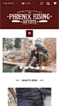 Mobile Screenshot of phoenixrisingartists.com
